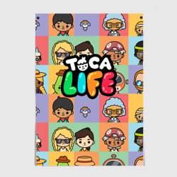 Постер Toca Boca life персонажи