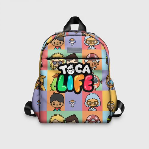 Детский рюкзак 3D Toca Boca life персонажи