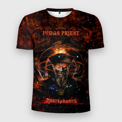 Мужская футболка 3D Slim Nostradamus - Judas Priest, цвет 3D печать