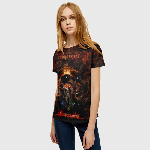 Женская футболка 3D Nostradamus - Judas Priest, цвет 3D печать - фото 3