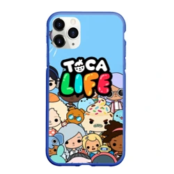 Чехол для iPhone 11 Pro Max матовый Toca Boca твоя история stories