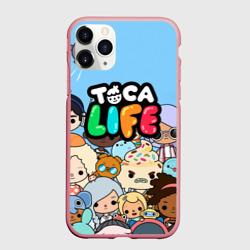 Чехол для iPhone 11 Pro Max матовый Toca Boca твоя история stories