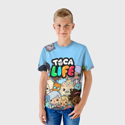 Детская футболка 3D Toca Boca твоя история stories - фото 2