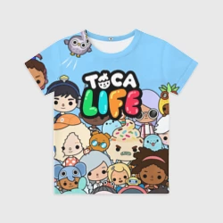 Детская футболка 3D Toca Boca твоя история stories
