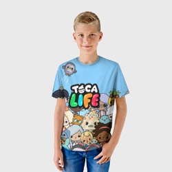 Детская футболка 3D Toca Boca твоя история stories - фото 2