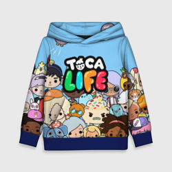 Детская толстовка 3D Toca Boca твоя история stories