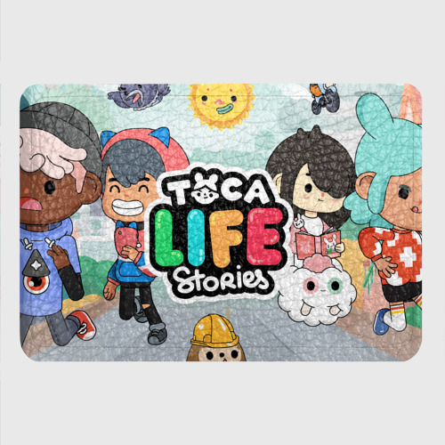 Картхолдер с принтом Toca Boca stories, твоя история, цвет черный - фото 4