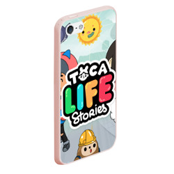 Чехол для iPhone 5/5S матовый Toca Boca stories, твоя история - фото 2