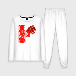 Женская пижама с лонгсливом хлопок One-Punch Man - Человек одного удара