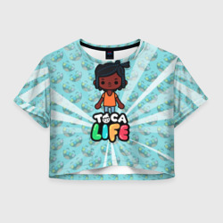 Женская футболка Crop-top 3D Toca Life World