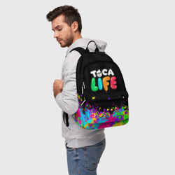 Рюкзак 3D Toca Boca life брызги красок - фото 2