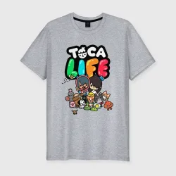 Мужская футболка хлопок Slim Toca Boca world Toca life