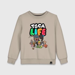 Детский свитшот хлопок Toca Boca world Toca life