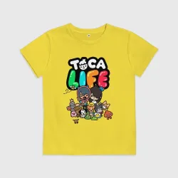 Детская футболка хлопок Toca Boca world Toca life