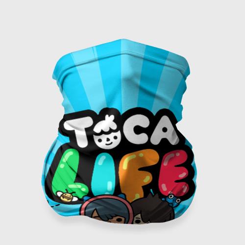 Бандана-труба 3D Toca Boca world, Тока бока Герои и его звери, цвет 3D печать