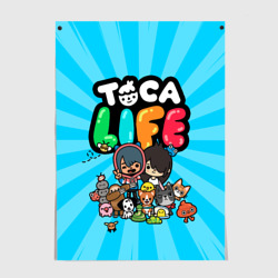 Постер Toca Boca world, Тока бока Герои и его звери