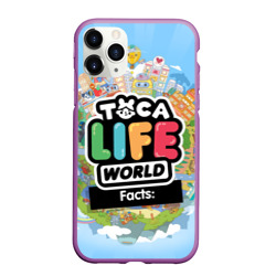 Чехол для iPhone 11 Pro Max матовый Toca Boca world, планета игры