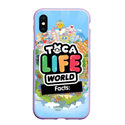 Чехол для iPhone XS Max матовый Toca Boca world, планета игры