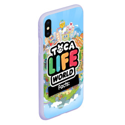 Чехол для iPhone XS Max матовый Toca Boca world, планета игры - фото 2