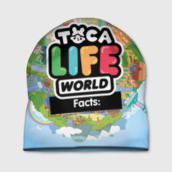 Шапка 3D Toca Boca world, планета игры