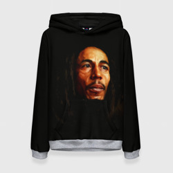 Женская толстовка 3D Bob Marley Art