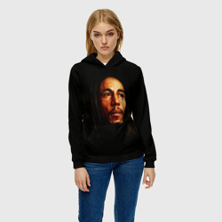 Женская толстовка 3D Bob Marley Art - фото 2