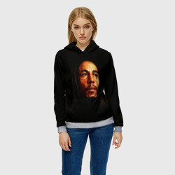 Женская толстовка 3D Bob Marley Art - фото 2