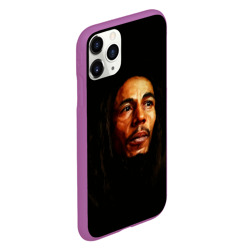 Чехол для iPhone 11 Pro матовый Bob Marley Art - фото 2