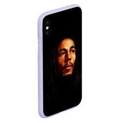 Чехол для iPhone XS Max матовый Bob Marley Art - фото 2