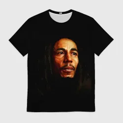 Мужская футболка 3D Bob Marley Art