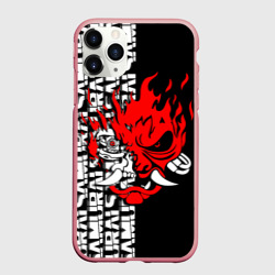 Чехол для iPhone 11 Pro Max матовый Samurai Cyberpunk 2077 Киберпанк