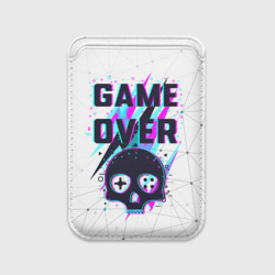 Картхолдер Magsafe магнитный Game over - neon 3D