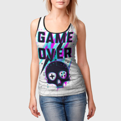 Женская майка 3D Game over - neon 3D - фото 2