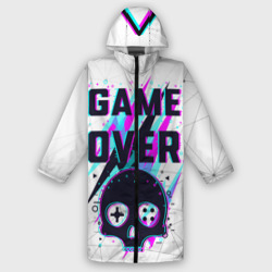 Женский дождевик 3D Game over - neon 3D