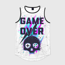 Мужская спортивная майка 3D Game over - neon 3D