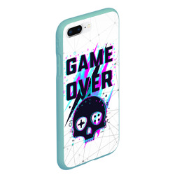 Чехол для iPhone 7Plus/8 Plus матовый Game over - neon 3D - фото 2