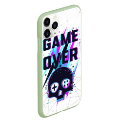 Чехол для iPhone 11 Pro матовый Game over - neon 3D - фото 2