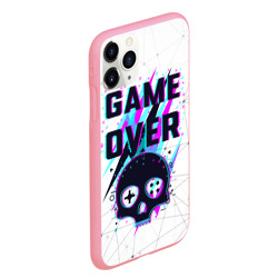 Чехол для iPhone 11 Pro Max матовый Game over - neon 3D - фото 2