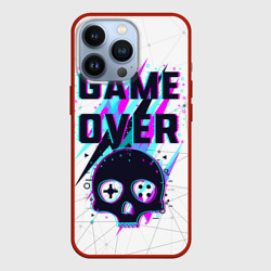 Чехол для iPhone 13 Pro Game over - neon 3D