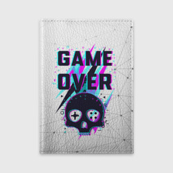 Обложка для автодокументов Game over - neon 3D