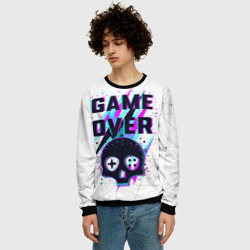 Мужской свитшот 3D Game over - neon 3D - фото 2