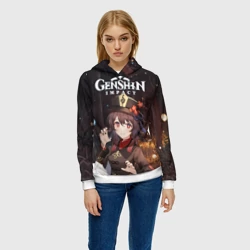 Женская толстовка 3D Hu Tao - фото 2