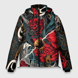 Мужская зимняя куртка 3D Бог грома Райдзин