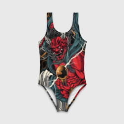 Детский купальник 3D Бог грома Райдзин - фото 2