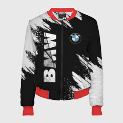 Женский бомбер 3D BMW grunge БМВ гранж
