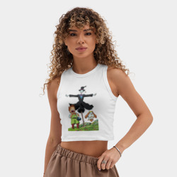 Женская укороченная майка-топ хлопок TurnipHead - фото 2