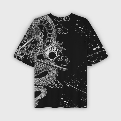 Мужская футболка oversize 3D Аниме Tokyo Revengers: дракон, цвет 3D печать - фото 2