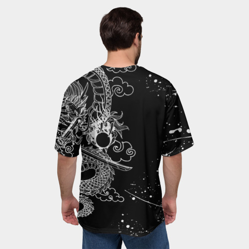 Мужская футболка oversize 3D Аниме Tokyo Revengers: дракон, цвет 3D печать - фото 4