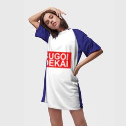 Платье-футболка 3D Sugoi dekai - очень большие - фото 2