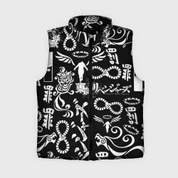 Женский жилет утепленный 3D Токийские мстители логобомбинг Tokyo Revengers logobombing